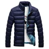 Univos Kuni Winterjas Mannen 2018モードスタンドKRAAGマネリエスパーカーJASメンズソリッドDikke Jassen Man Winter Parkas Hombre J359