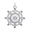 Collier pendentif par sublimation pour femme, colliers à boutons, bijoux pour impression par transfert à chaud, collier inclus