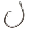 40PCS Hook rybny stalowej stali nierdzewnej Biała gruba tuńska przynęta Haczyk do połowów 39960 Rozmiar 8 0-15 0288W