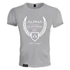 Sommarstil Män Bomull Kortärmad T-shirt Fitness Bodybuilding Shirts Crossfit Male Brand Tee Toppar Mode Casual Clothing