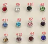 6mm 50 pzlotto in lega di zinco Birthstone charms Mix colori strass per creazione di gioielli braccialetto risultati gioielli fai da te4132254
