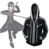 costume cosplay kirito di arte della spada