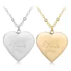 Seni seviyorum Kalp Locket Kolye Gümüş Altın Zincir Gizli Mesaj Fotoğraf Kutusu Kalp Aşk Kolye Kadınlar için Moda Takı