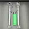 Glazing pot with flat mouth Wholesale Glass Bongs Accessories Glass Water Pipe Smoking