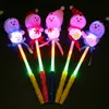 Boże Narodzenie LED Flashing Sticks Light-Up Zabawki Dla Dzieci Boże Narodzenie Snowman Dekoracyjne Z Glow Stick Baby Nowy Rok Prezenty