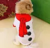 Costume di Natale Pet Dog Hoodie Felpa con cappuccio Pullover Maglione Cappotti Cucciolo Cappotti Doggy Vestiti Inverno Cappotto Cappotto Cappotto