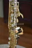 Jupiter JPS847 NOWOŚĆ SOPRANO B Płaski saksofon mosiądz srebrny Ciało Gold Lanquer Klucz Sax Instrument Sax z Case Ognia 6528153