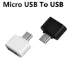 100pcs / 2018 Universale Micro USB A USB OTG Mini Adattatore 2.0 convertitore per telefoni cellulari accessori Android Dropshipping