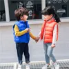 Children Winter Waistcoat Toddler Boys Down Coats Vest 6 Color Girls Infant Baby Fur Vest Sleeveless Kids Autumn Windbreaker Jacket