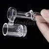 9mm Thick Bottom Quartz Enail Volcanic Core Electric Quartz Banger Nail Dia 19.5mm For 20mm Heating Coil 14mm 18mm male female