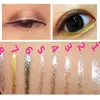 Cosméticos profesionales bronceador brillante sombra de ojos dorada 7 colores sombra de ojos brillo maquillaje brillante maquiagem