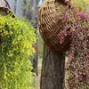 Correia artificial de flores para o dia dos namorados festa de casamento artificial pendurado planta cesta de pote de pote de jardim ao ar livre