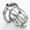 Stainless Steel Stealth Lock Male Chastity Device Cock Cage Fetish Virginity Penis Lock Cock Ring Chastity Belt Sex Toys