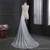 2019 New Arrival White Ivory 3M Bridal Veils Whole Cathedral Long Wedding Accessories One-Layer Cut Ege Simple Desin WeddingV245s