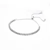 925 Sterling Silver Silver Size Size Crystal Shine Bracelet مع صندوق لباندورا سحر أساور مجوهرات الزفاف