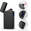 New Double ARC Electric USB Lighter Rechargeable Plasma Windproof Pulse Flameless Cigarette lighter colorful charge usb lighters8357846