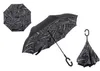 Winddichte omgekeerde vouwen dubbellaagse omgekeerde chuva paraplu zelfstandaard binnenstebuiten regenbescherming C-haak handen voor auto groothandel SN1036