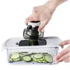 Vegetabilisk Chopper Mandoline Slicer Dicer - Lökhackare - Vegetabilisk Dicer Mat Chopper Kök Bar Porslin Matlagningsverktyg Frukt och Vege