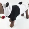 Abbigliamento per cani alla moda per cani Animali domestici Costume Abbigliamento Felpa con cappuccio in pile Abbigliamento per cani Panda Pullover Cappotto Costume Outwear