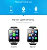 Smart Watches Q18 Bluetooth Smartwatch för Apple iPhone iOS Samsung Android -telefon med SIM -kort slot armband smart watch4709349