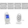 Wireless Baby Monitor Way Dyskusja Night Vision Ir Niania BabyFoon Kamera Dziecka z Temperaturą Muzyki 2,0 calowy kolorowy ekran VB601