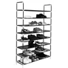 Borndo Storage 8 Tier Shoe Rack 32ペア靴オーガナイザーシューズ収納シェルフシュータワー - ホームベッドルーム用のツールは不織布を必要としていません