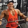 Fitness Vest Gyms Kleding Singlet Y Back Tank Top Mannen Stringer Canotta Bodybuilding Mouwloos Do The Work Muscle Tanktop