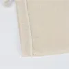 10x15 cm bawełniane płótno sznurki prezenty torby damskie biżuteria pakowania torby Pralnia Uchwyt Uchwyt Moda Biżuteria Worzniki 100% Natural Bawełniane Torby