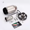 Motorcycle 38mm 51mm Stainless Steel Exhaust Muffler Pipe System Without DB Killer Silp on For Yamaha R6 ZX6R 10R Z750800 S1000 R5502197