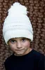 Çocuklar Beanie Örme Pom Pom Şapka Çocuk Şapkalar Erkek Bebek Kız Kış Kap Toddler Sıcak Skullies Beanies M063