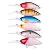 Alta Quanlity ABS Plastica Minnow Crank Bait 6 # BKB Ganci 11 cm 18,5 g Realistico Corpo di Pesce Laser Pesca a Mosca Crankbaits Lure