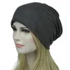 Autumn Winter Two Ways Wear Beanies Cotton Knitting Wool Unisex Soft Warm Hat Scarf Snood Hats Snood Caps Men Women Cap2834953