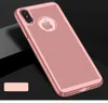 Pełna okładka Matte Slim Hard PC Siatki Case dla iPhone XS Max 6 6S 7 8 PLUS Grid Hollow Out Shell 100