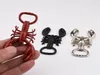 Lobster Shape Bottle Opener Beer With Keyring Keychain Promotional for Funny Gifts Bar Accessories Souvenirs Kitchen Tools