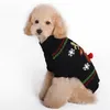 Apparel Pet Dog Sweater för Autumn Winter Warm Knitting Crochet Dachshund Jul Dog Clothes for Chihuahua XSXL