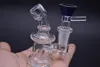 Gruby Dab Rig Nano Bubbler Oil Rig Heady Glass Dab Rigs 14mm fajka wodna Bong Recycler Pyrex Mini Bongo z miska do palenia 1 sztuk