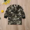 Vestes Pudcoco 2019 tout nouveau dinosaure à capuche enfants bébé garçons Camouflage fermeture éclair vêtements à capuche hauts veste manteau