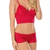 1 Conjunto de Verão Moda Pura Renda Floral Underwear Mulheres Conjunto Calcinha Calcinha Transparente Envolto Peito Conjuntos de Lingerie Sexy