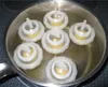 7 teile / satz Kochen Hartes Kochen Eier Ohne Muscheln Mit 1 Stück Eier Separator Eier Dampfgarer Herd Kessel Wilderer Küche Werkzeuge