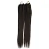 Boucle Micro Remy pointe droite cheveux 100g boucle Micro anneau Extensions de cheveux humains lien perle vrai Salon européen Style cheveux