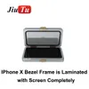 Moule de stratification Jiutu pour compresser le cadre de lunette en métal avec assemblage d'écran LCD pour iPhone X cadre de fixation de moule de serrage