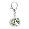 Hund / Cat Paw Keychain Essential Oil Aroma Diffuser Parfym Locket med hummerlås Keychain Keyring med 5 st Free Pads KA61-KA70