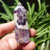 4 piezas naturales Citrine Dream Amethyst Clear Labradorite CUARZO CRYSTAL WAND POINT HEALING gemstone CRYSTAL points204x