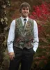 Rosa Camo Tryckt Bröllop Brudgummen Västar Groomsmen Västar Mäns kostym Väst Vest Mäns Klänning Vest Waistcoat Dress Hunter Prom Party Farm Custom