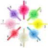 JRFSD Ein süßes Baby-Haarband, Chiffon-Blumen-Stirnband für Frauen, elastische Haarbänder, Mädchen-Haar-Accessoires, 24 Stück, H042