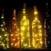 Bar Tool 2m LED Wijn fles Stopper Kerstfeest Bruiloft Decor Lampen Kopertraad Lichte kurkvormige stopper