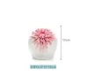 Keramische roze daisy bloemen vaas home decor grote vloer vazen ​​voor bruiloft decoratie keramische handwerk porseleinen beeldjes