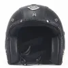 TKOSM Vintage 34 Casques en cuir Casque de moto Hopper Bike Casque Casque de moto Moto Motocros8313987