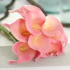PU-Calla-Lilie, künstliche Blume, fühlt sich echt an, Calla-Party, Hochzeit, Dekoration, Zuhause, Wohnzimmer, Simulation Calla-Blume