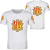 Мужская молодежная футболка ANDORRA на заказ, черно-белая серая футболка «сделай сам», каталонская Андорра, рекламный принт, текстовое слово principat2708
